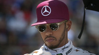 Lewis Hamilton v Barceloně
