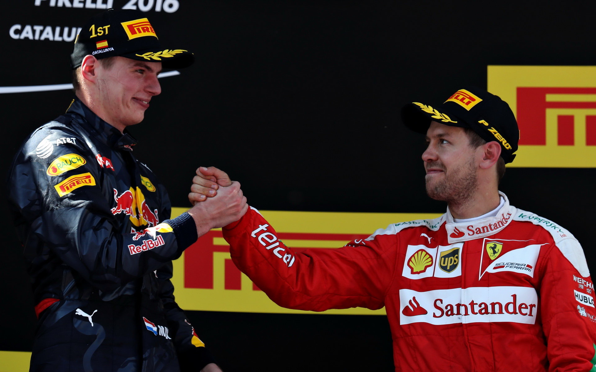 Max Verstappen a Sebastian Vettel