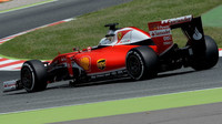 Sebastian Vettel při mezisezónních testech v Barceloně