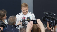 Nico Rosberg při mezisezónních testech v Barceloně