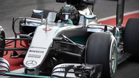 Nico Rosberg při mezisezónních testech v Barceloně