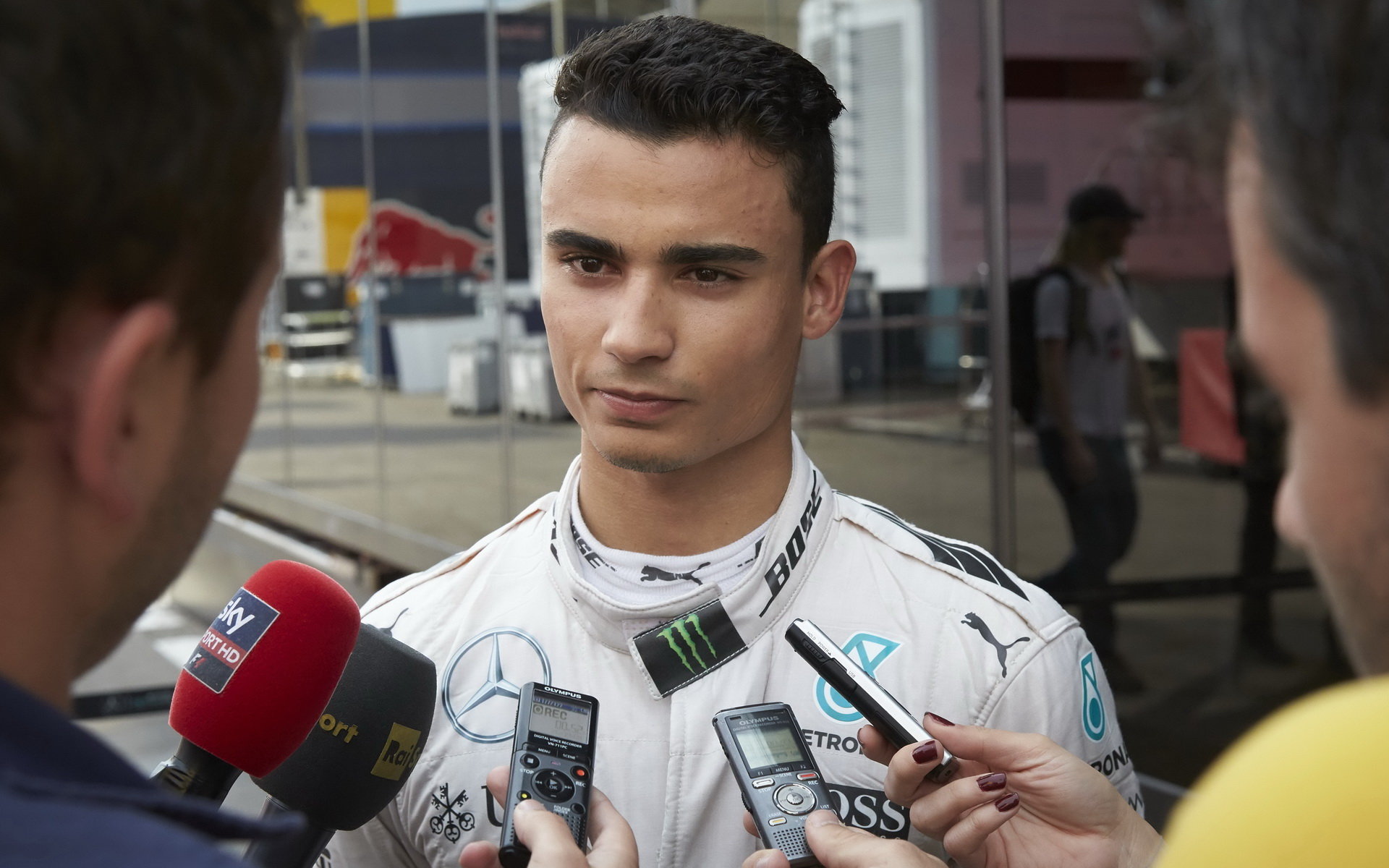 Pascal Wehrlein při mezisezónních testech v Barceloně