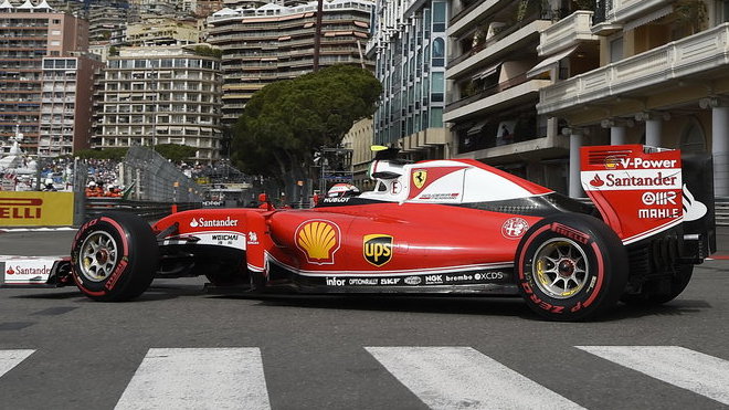 Kimi Räikkönen v Monaku