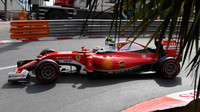 Kimi Räikkönen při tréninku v Monaku