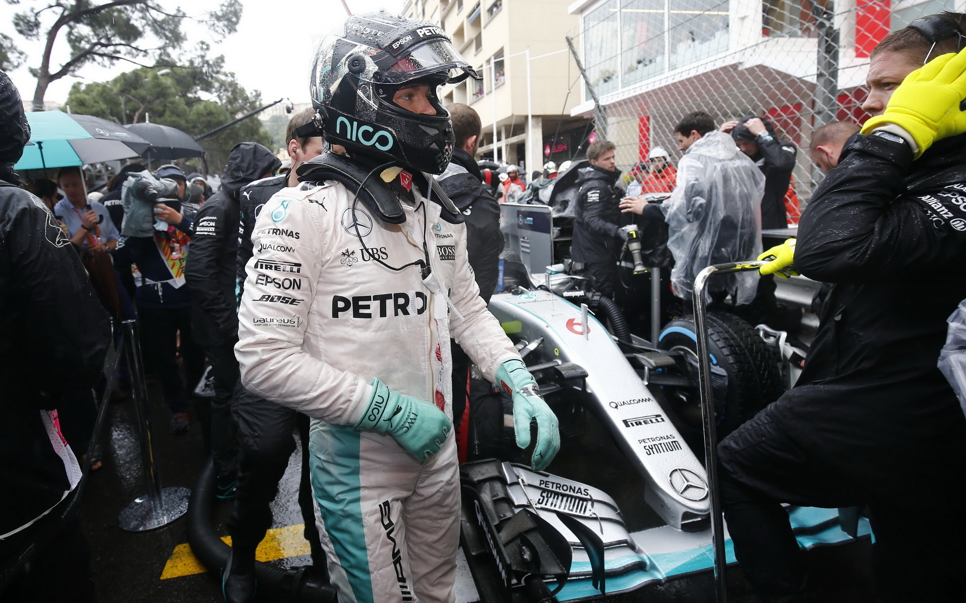 Nico Rosberg před závodem v Monaku
