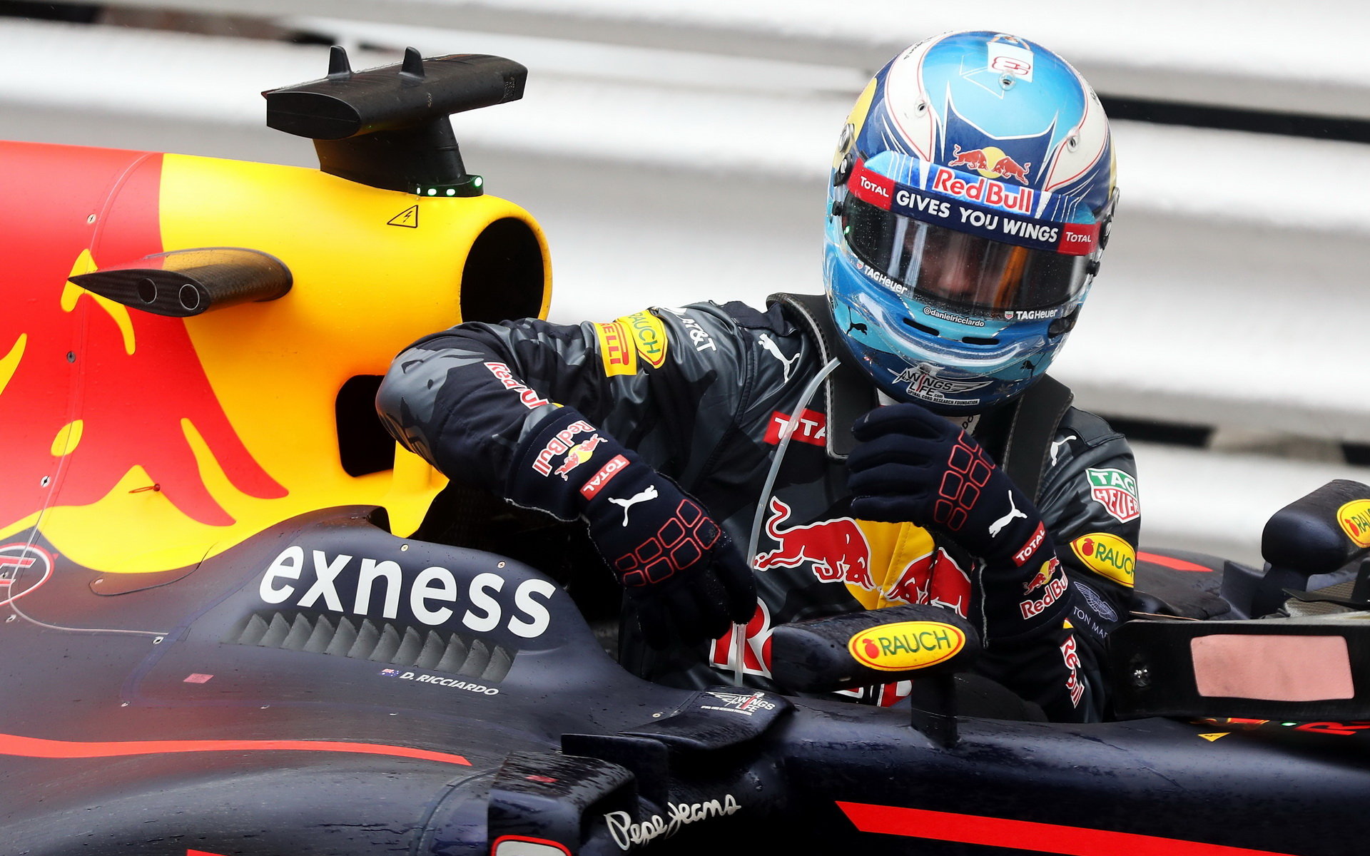 Daniel Ricciardo po závodě v Monaku