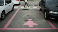 Parkovací místo vyhrazené ženám