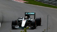 Lewis Hamilton při tréninku v Kanadě