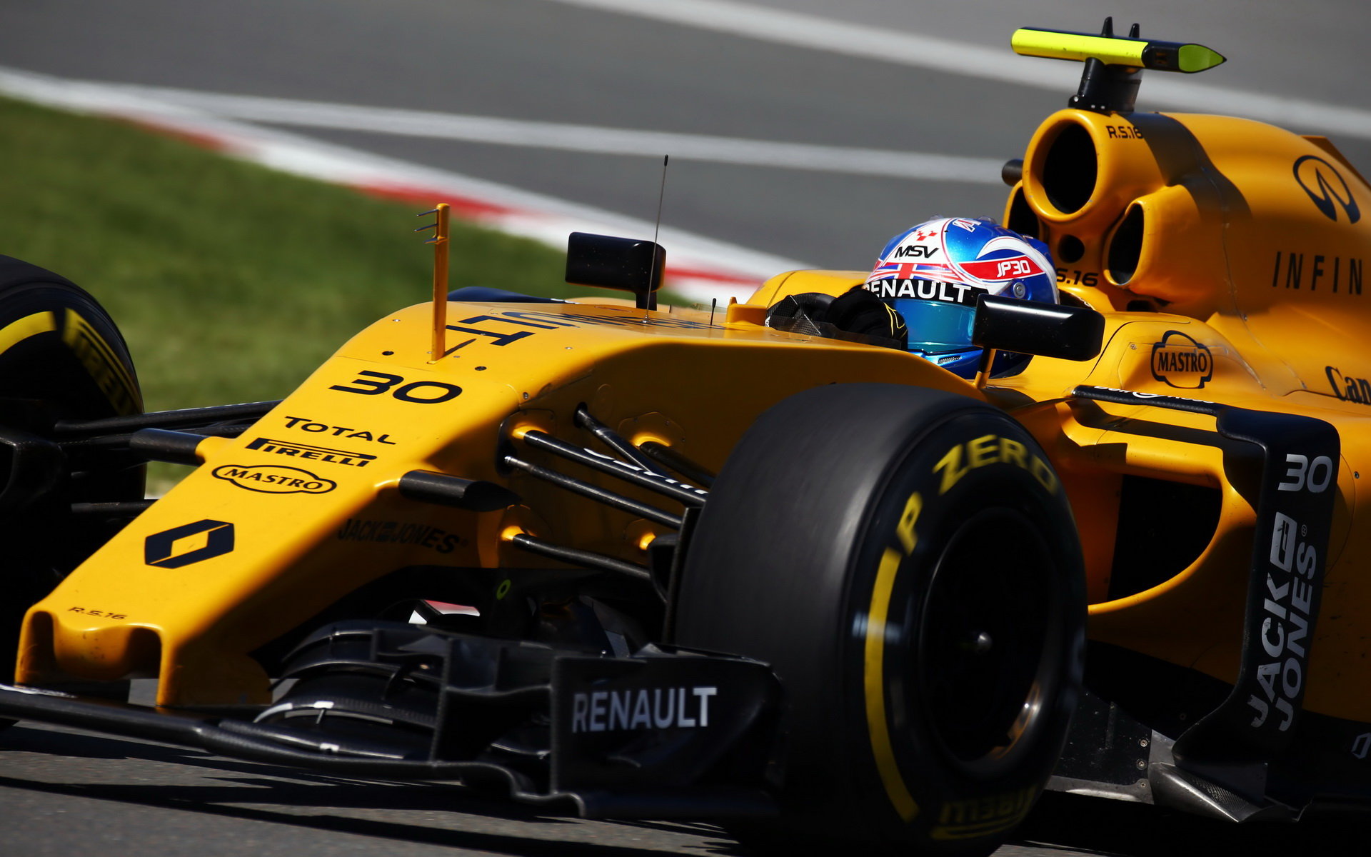 Jolyon Palmer při tréninku v Kanadě