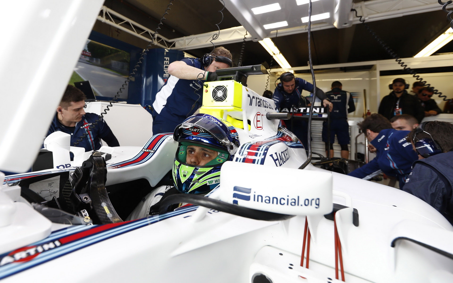 Felipe Massa při tréninku v Kanadě