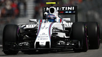 Valtteri Bottas při tréninku v Kanadě