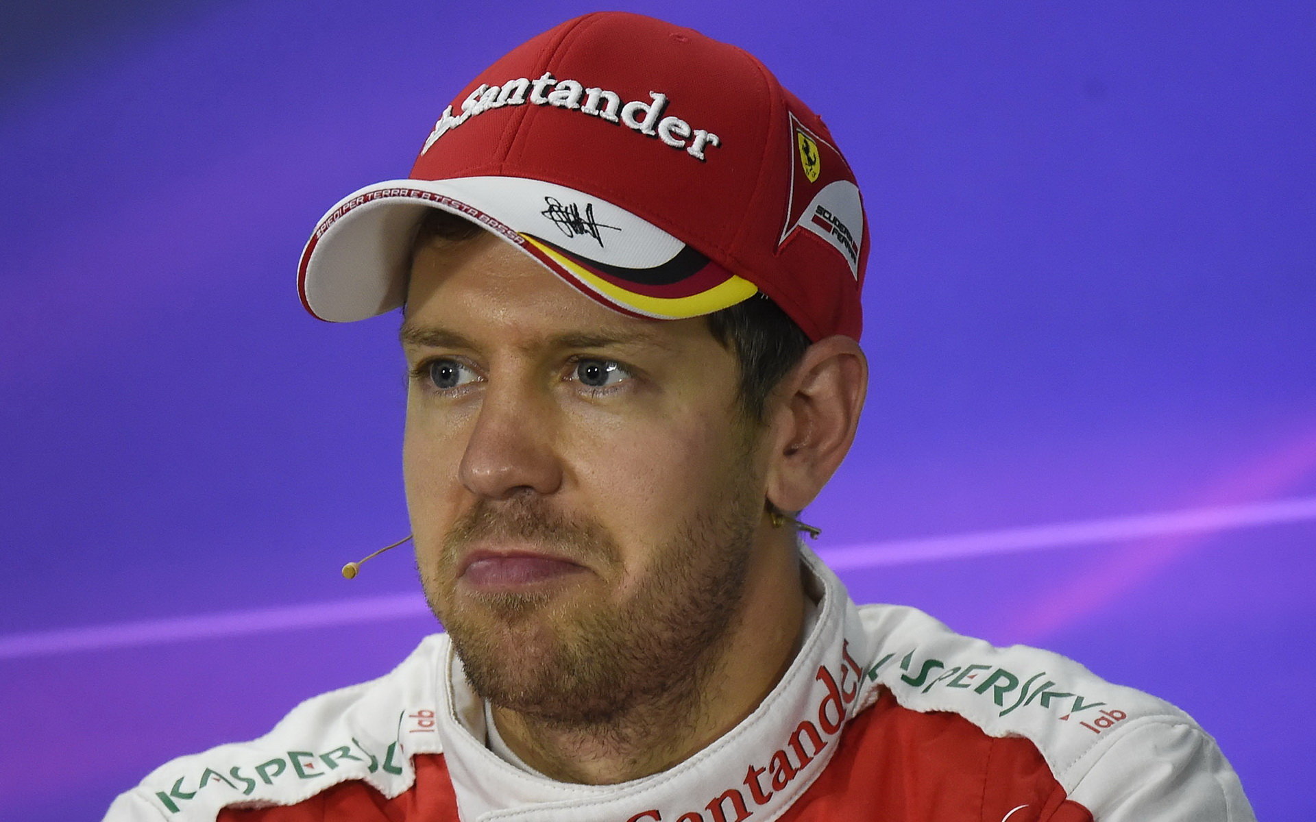 Sebastian Vettel po kvalifikaci v Kanadě