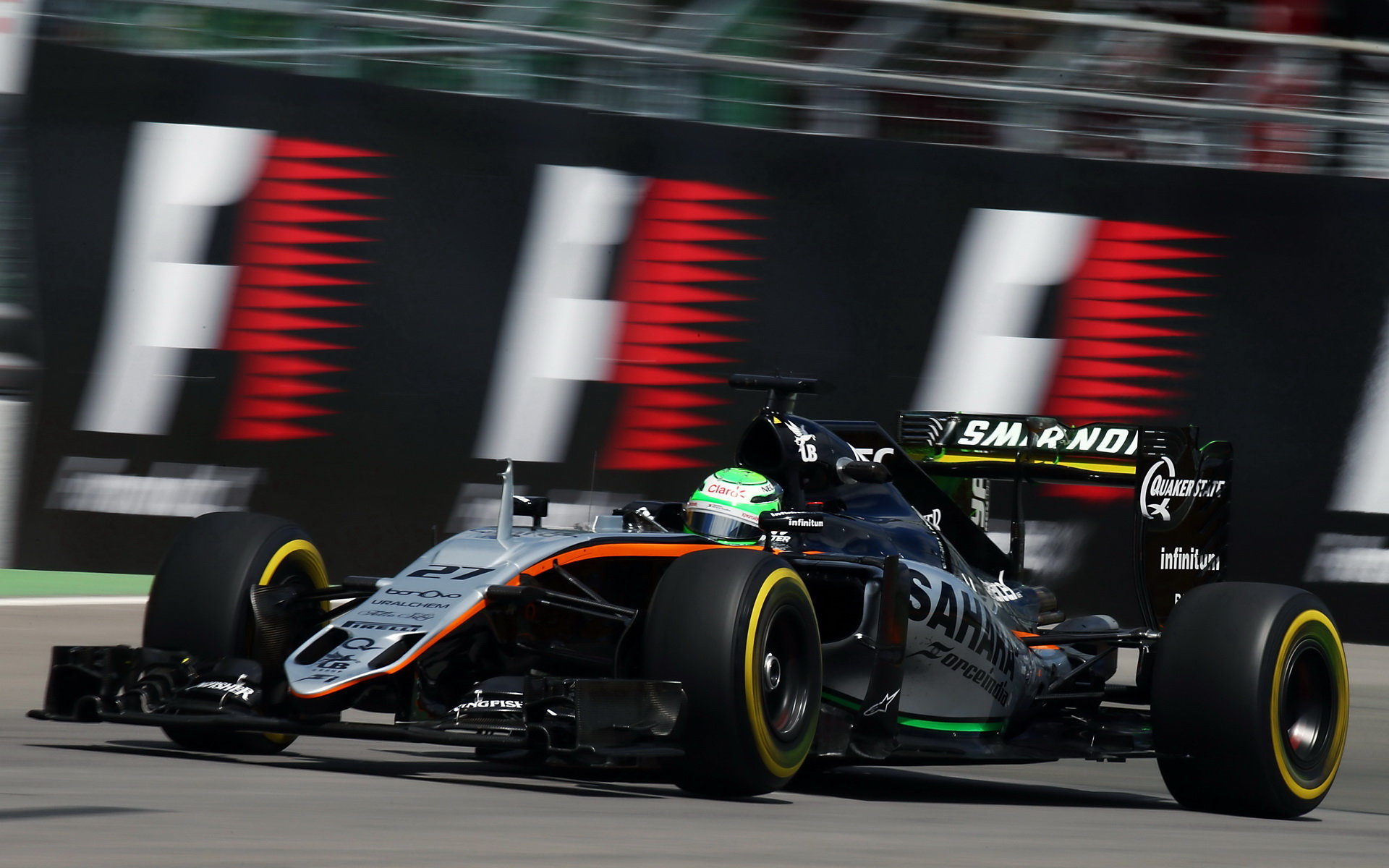 Nico Hülkenberg při tréninku v Kanadě