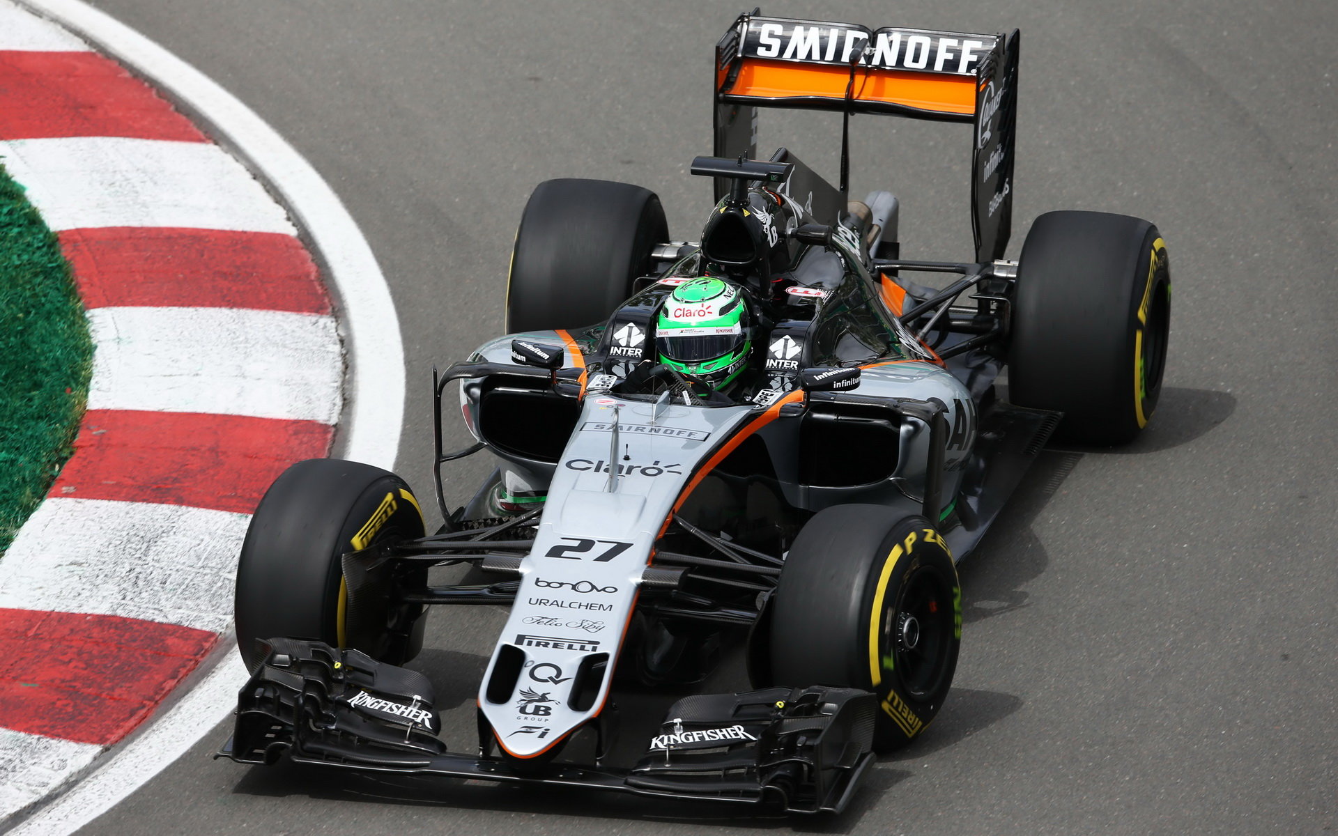 Nico Hülkenberg při tréninku v Kanadě