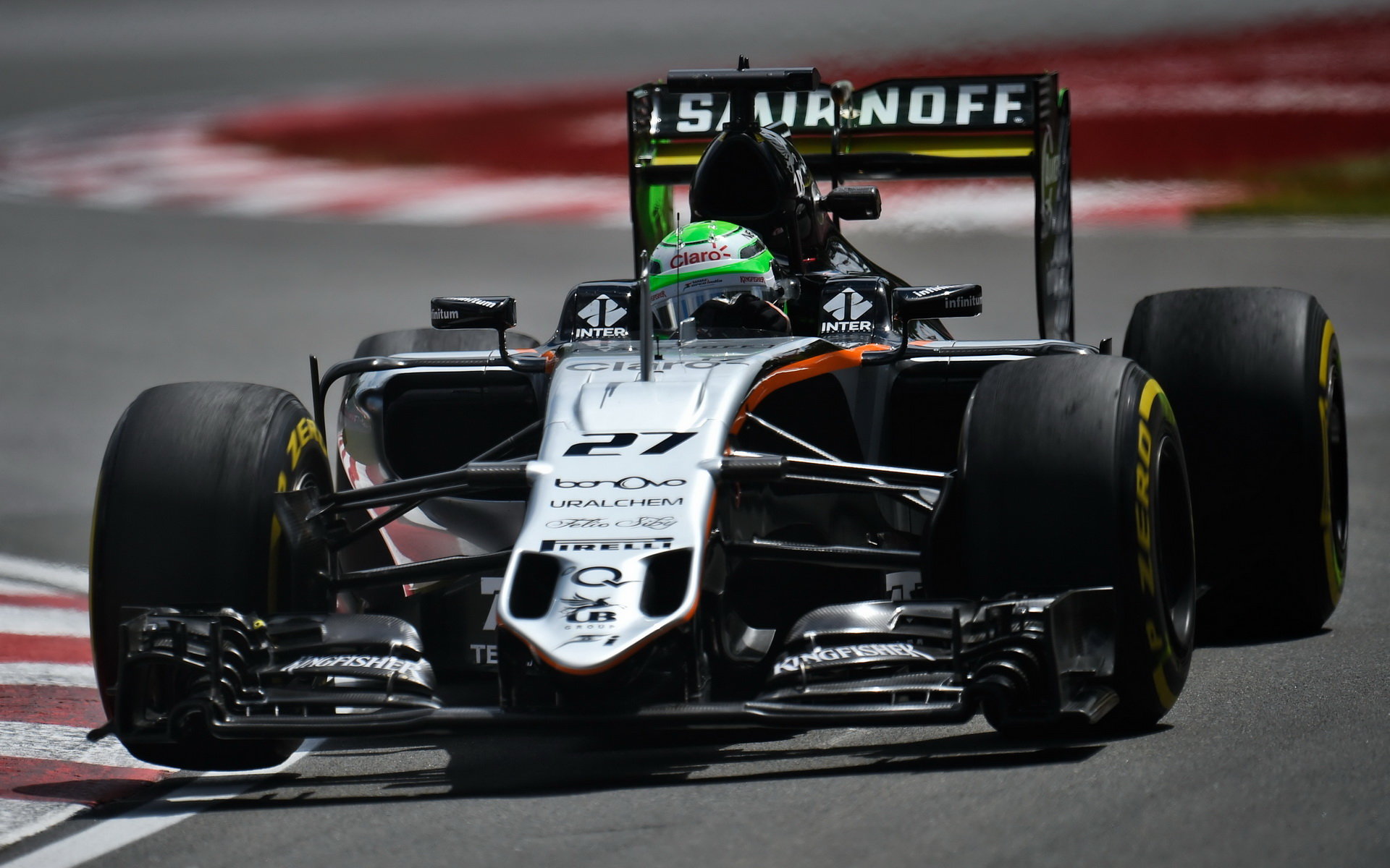 Nico Hülkenberg při tréninku v Kanadě