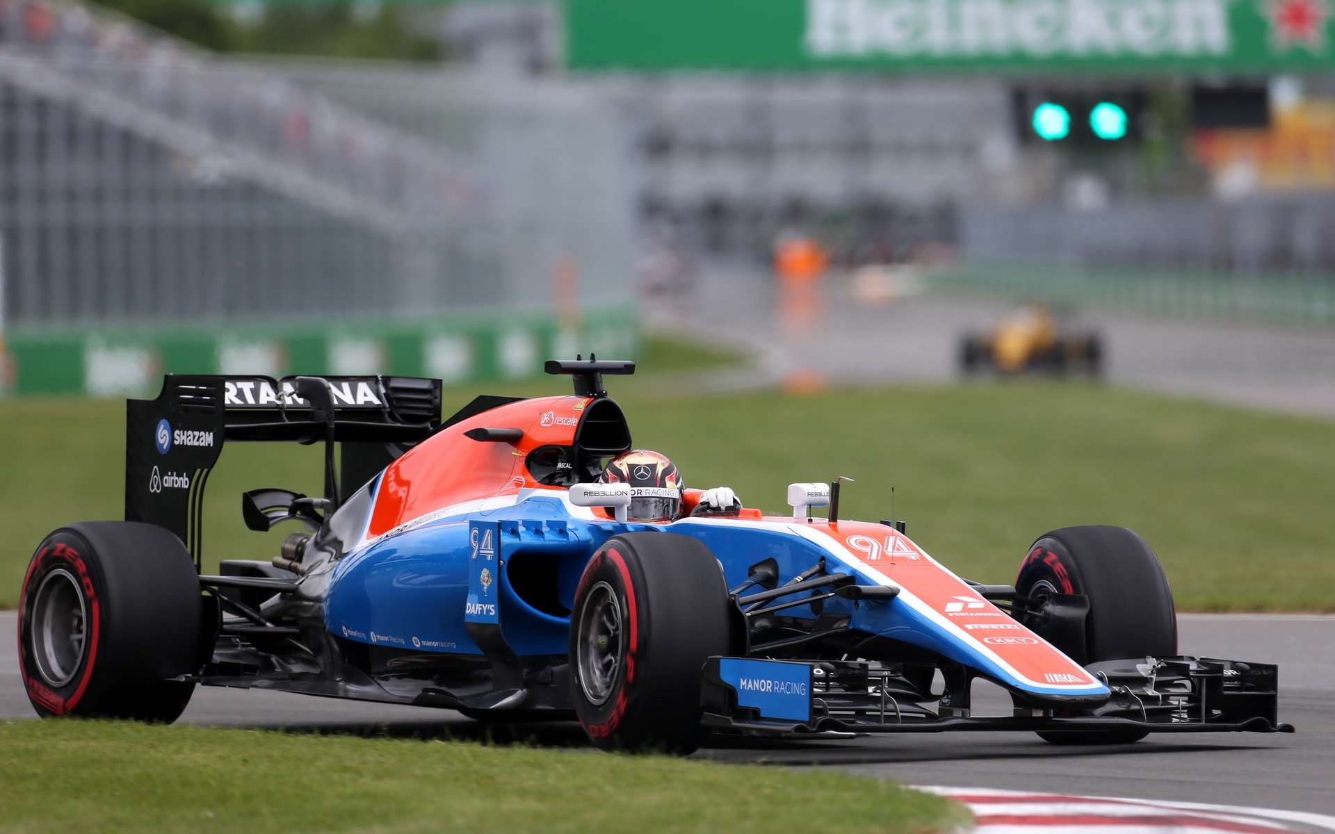 Pascal Wehrlein při tréninku v Kanadě