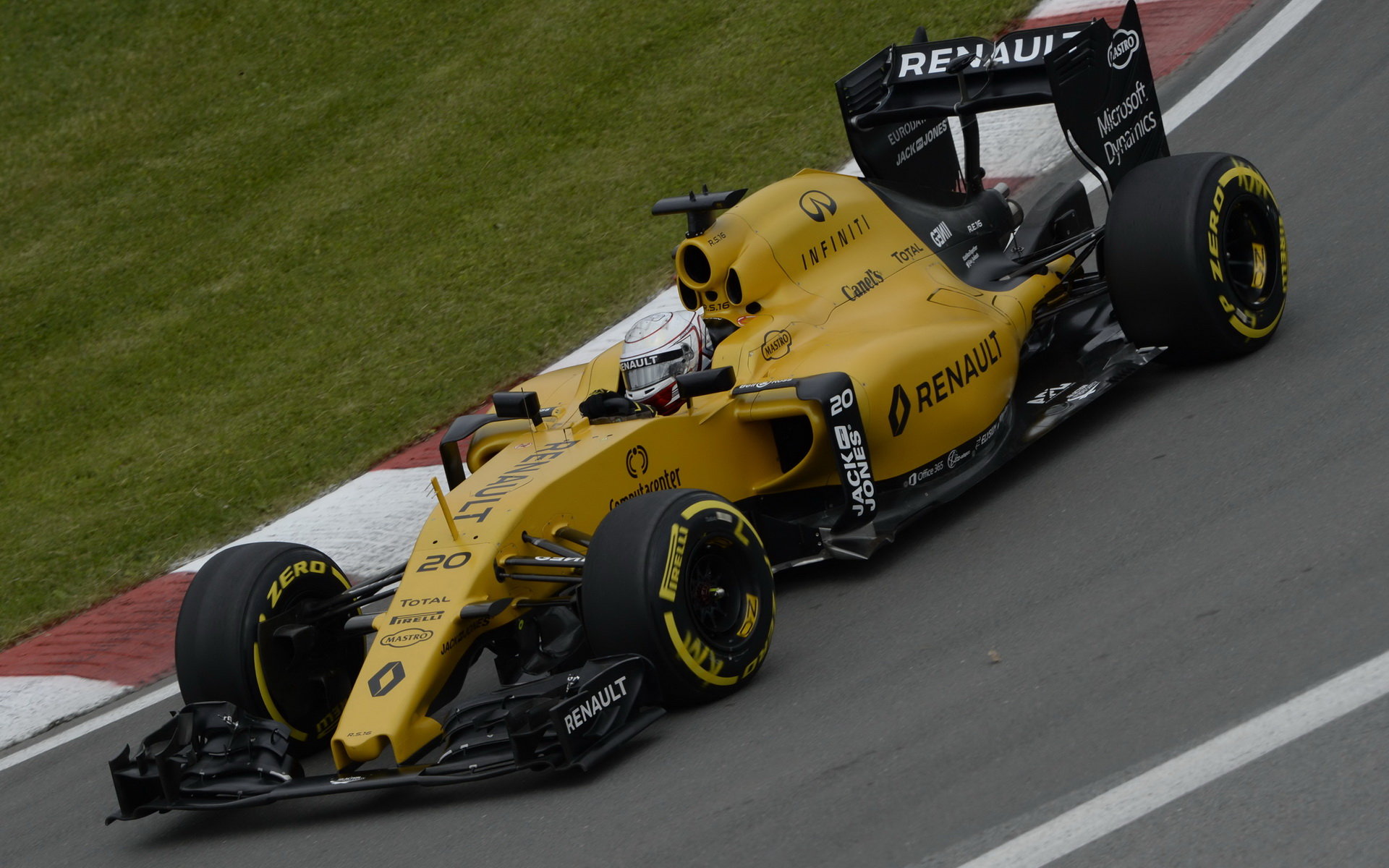 Kevin Magnussen při kvalifikaci v Kanadě