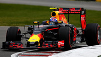 Max Verstappen při kvalifikace v Kanadě