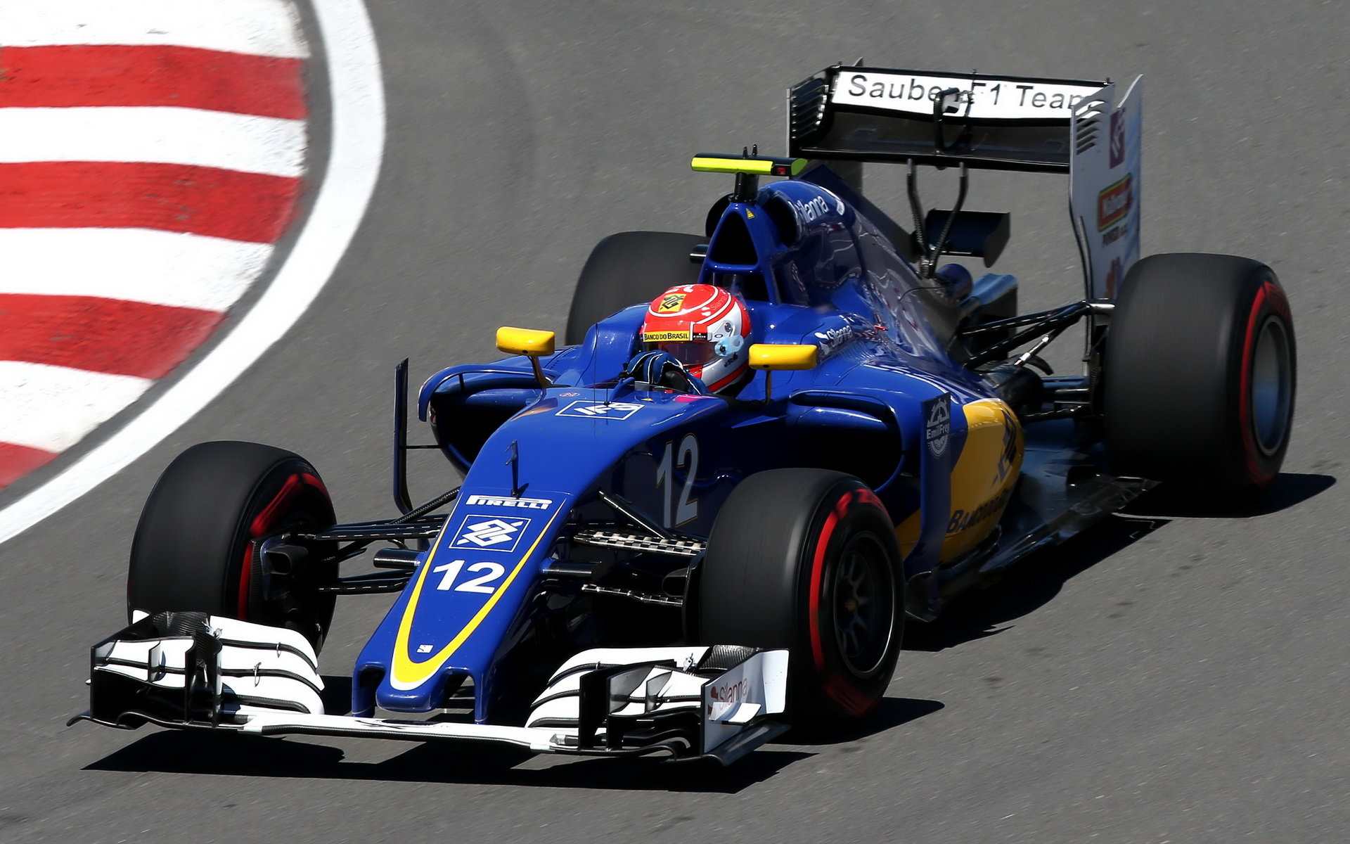 Felipe Nasr při tréninku v Kanadě