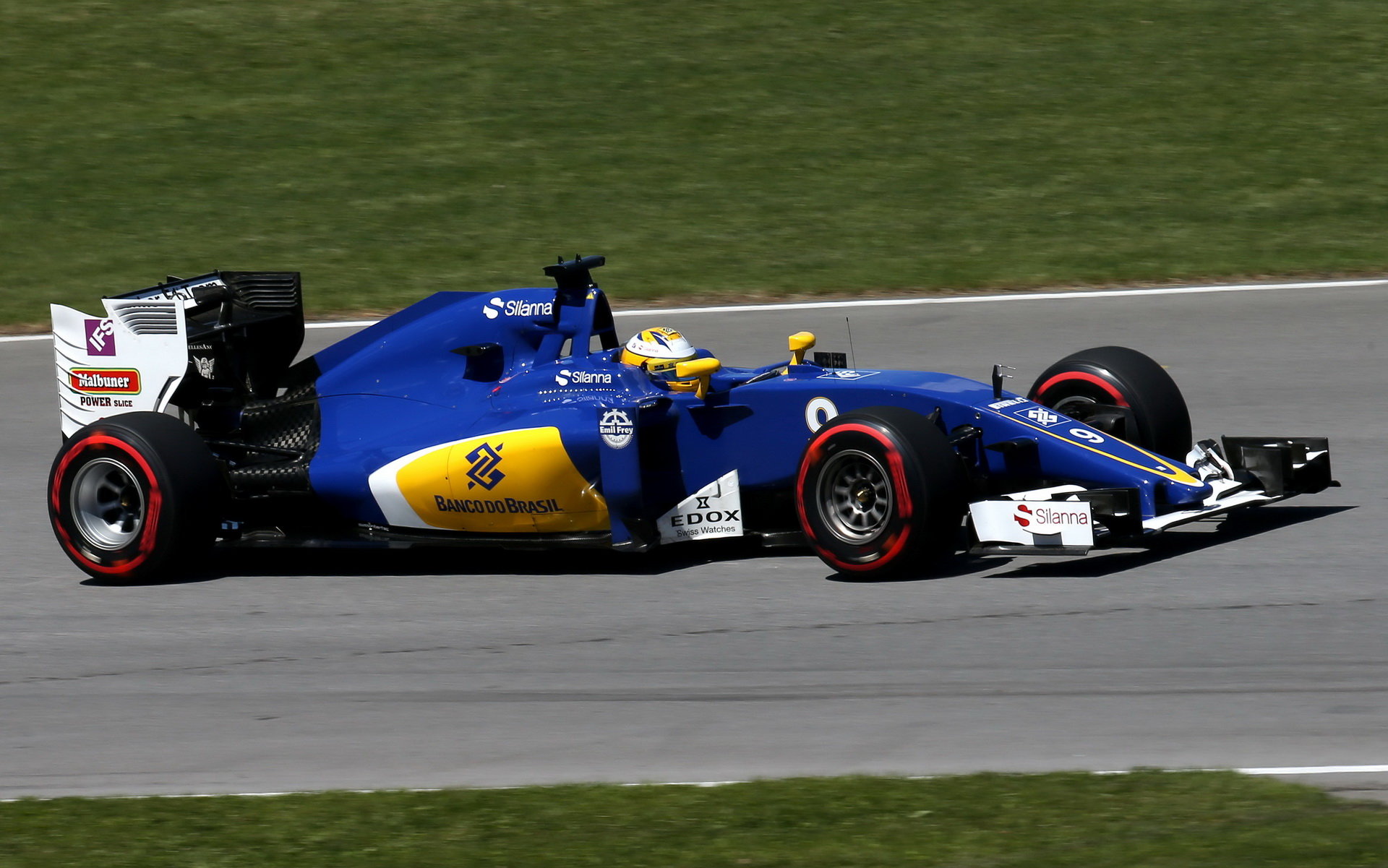 Marcus Ericsson při tréninku v Kanadě