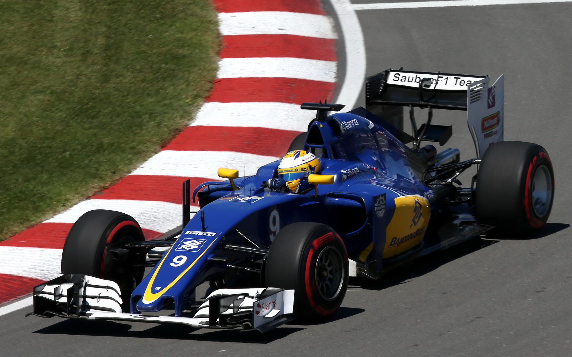 Marcus Ericsson při tréninku v Kanadě