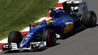 Marcus Ericsson při tréninku v Kanadě