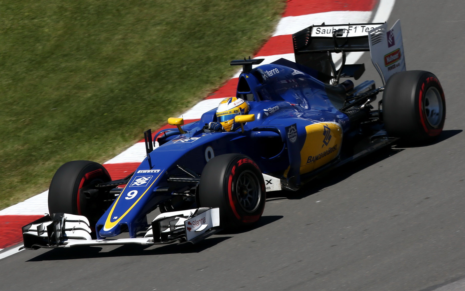 Marcus Ericsson při tréninku v Kanadě