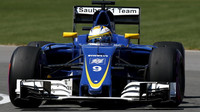 Marcus Ericsson při tréninku v Kanadě