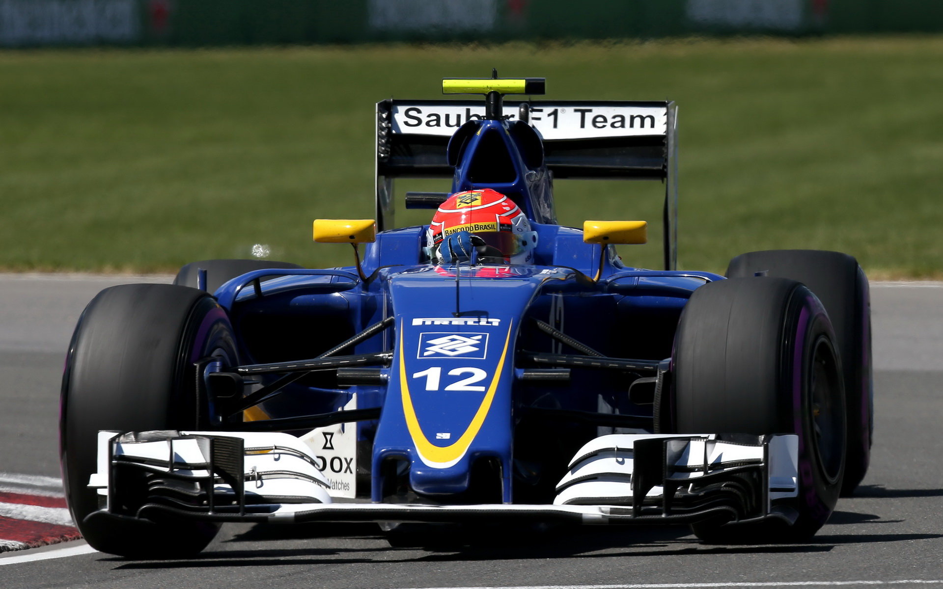 Felipe Nasr při tréninku v Kanadě