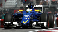 Marcus Ericsson při tréninku v Kanadě