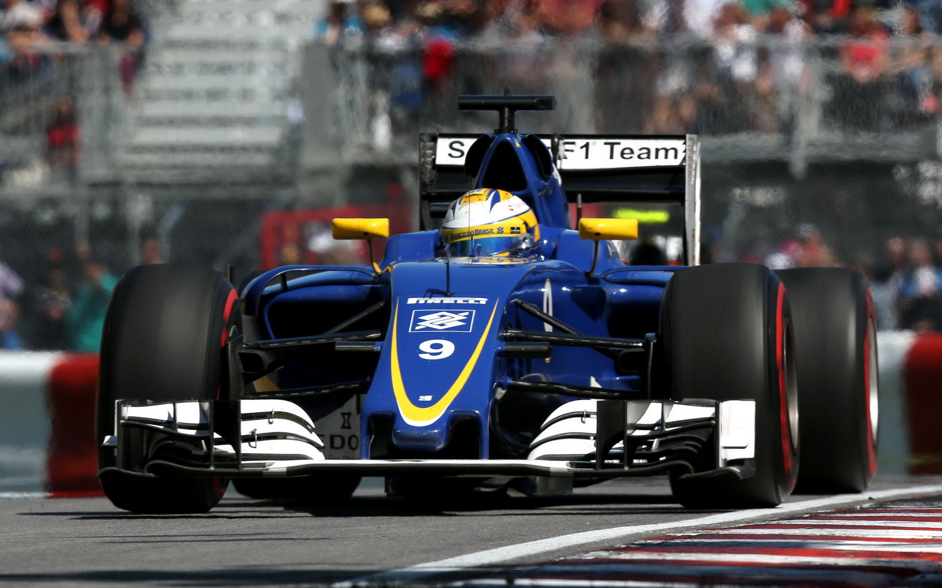 Marcus Ericsson při tréninku v Kanadě