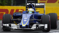 Marcus Ericsson při kvalifikaci v Kanadě