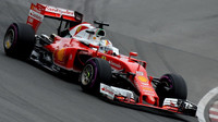 Sebastian Vettel v závodě v Kanadě