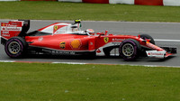 Kimi Räikkönen v závodě v Kanadě
