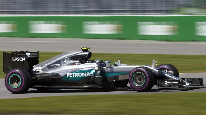 Nico Rosberg s Mercedesem