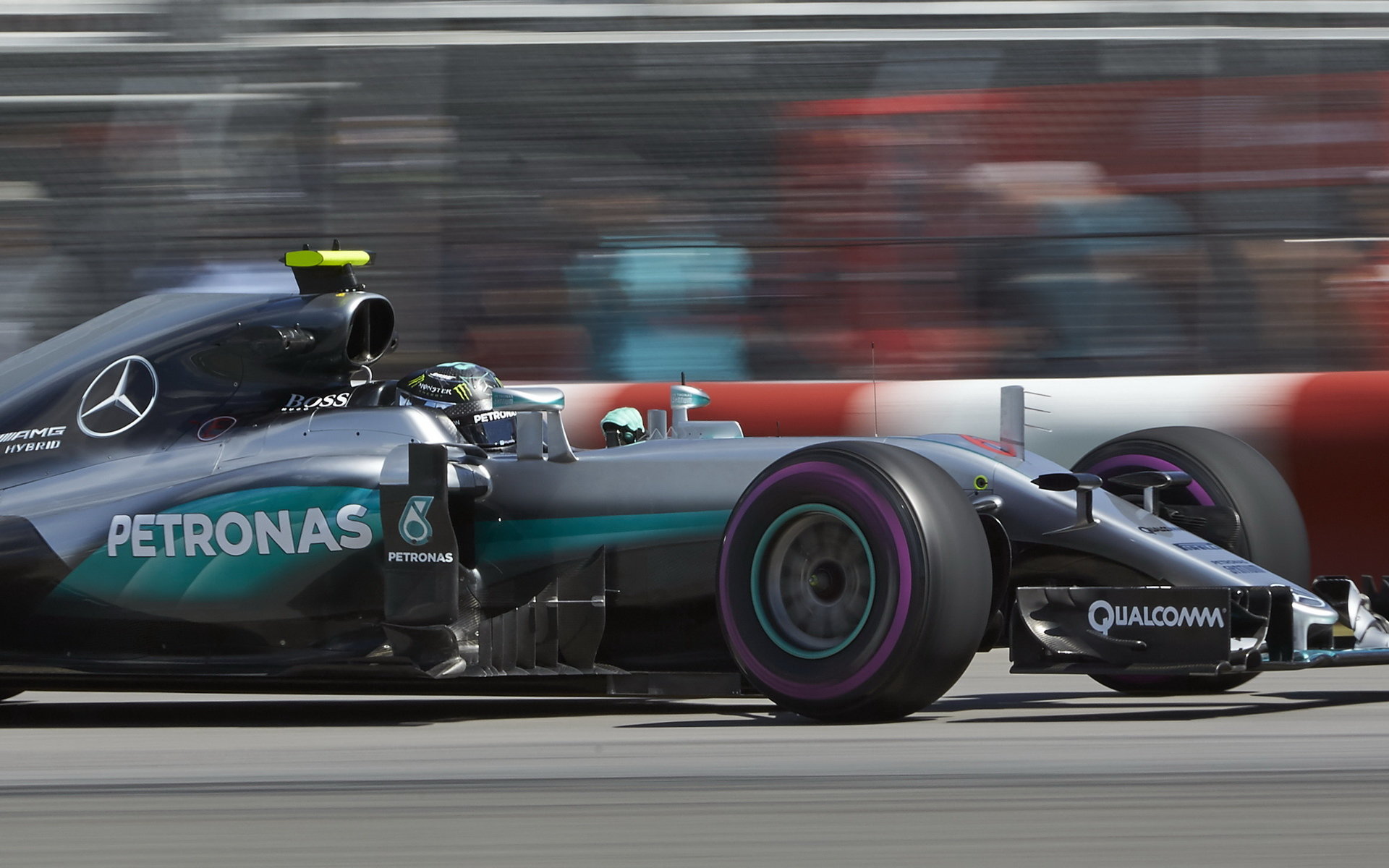 Nico Rosberg v závodě v Kanadě