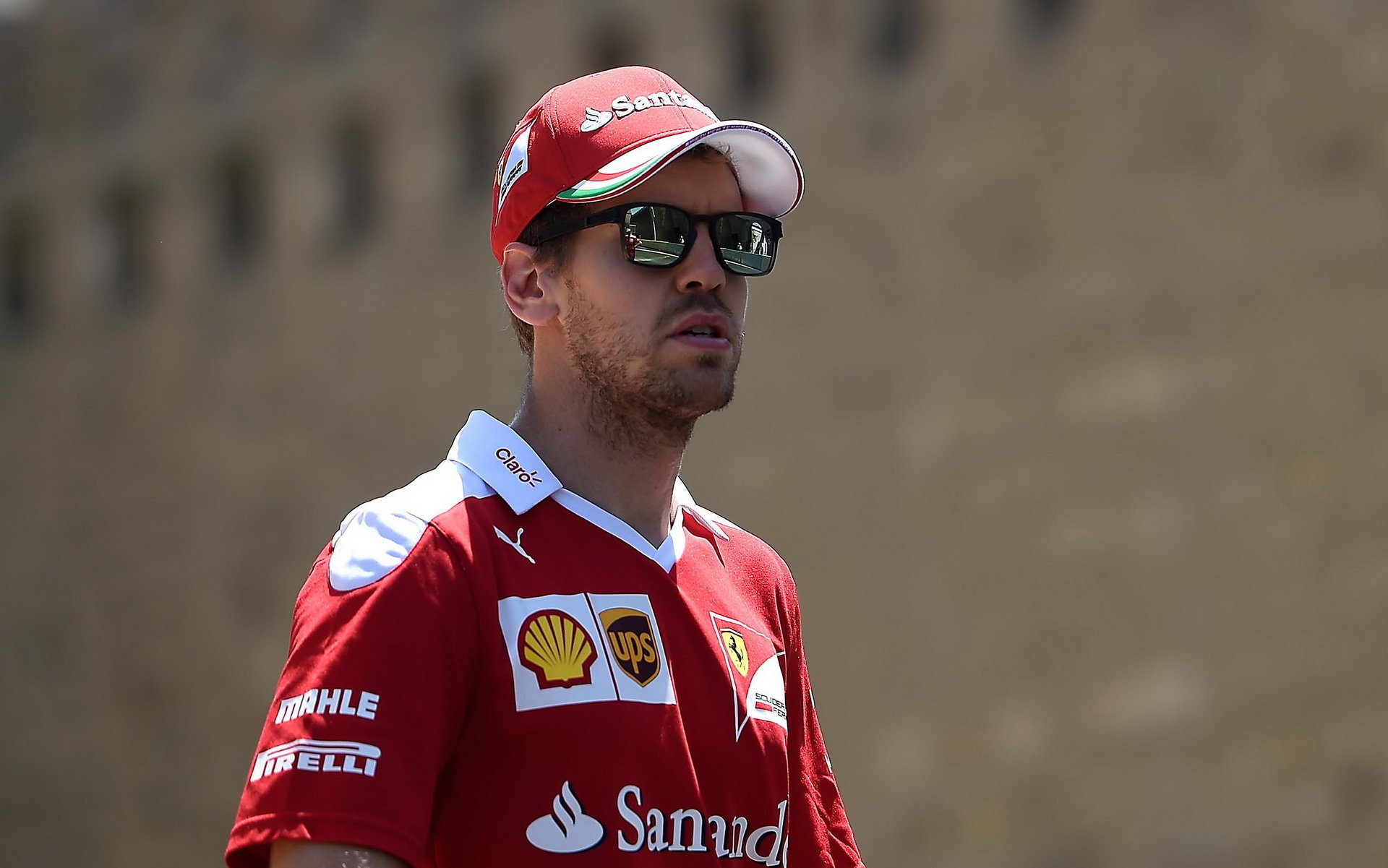 Sebastian Vettel v Baku