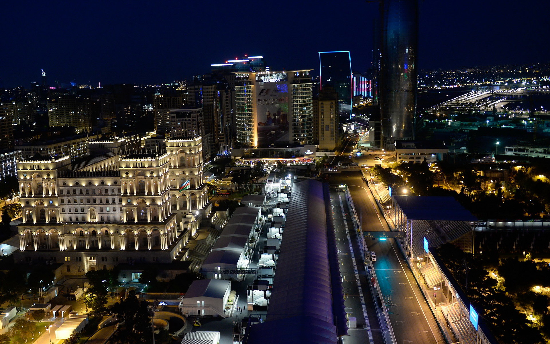Trať v Baku