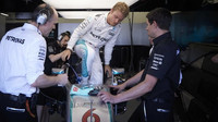 Nico Rosberg při tréninku v Baku