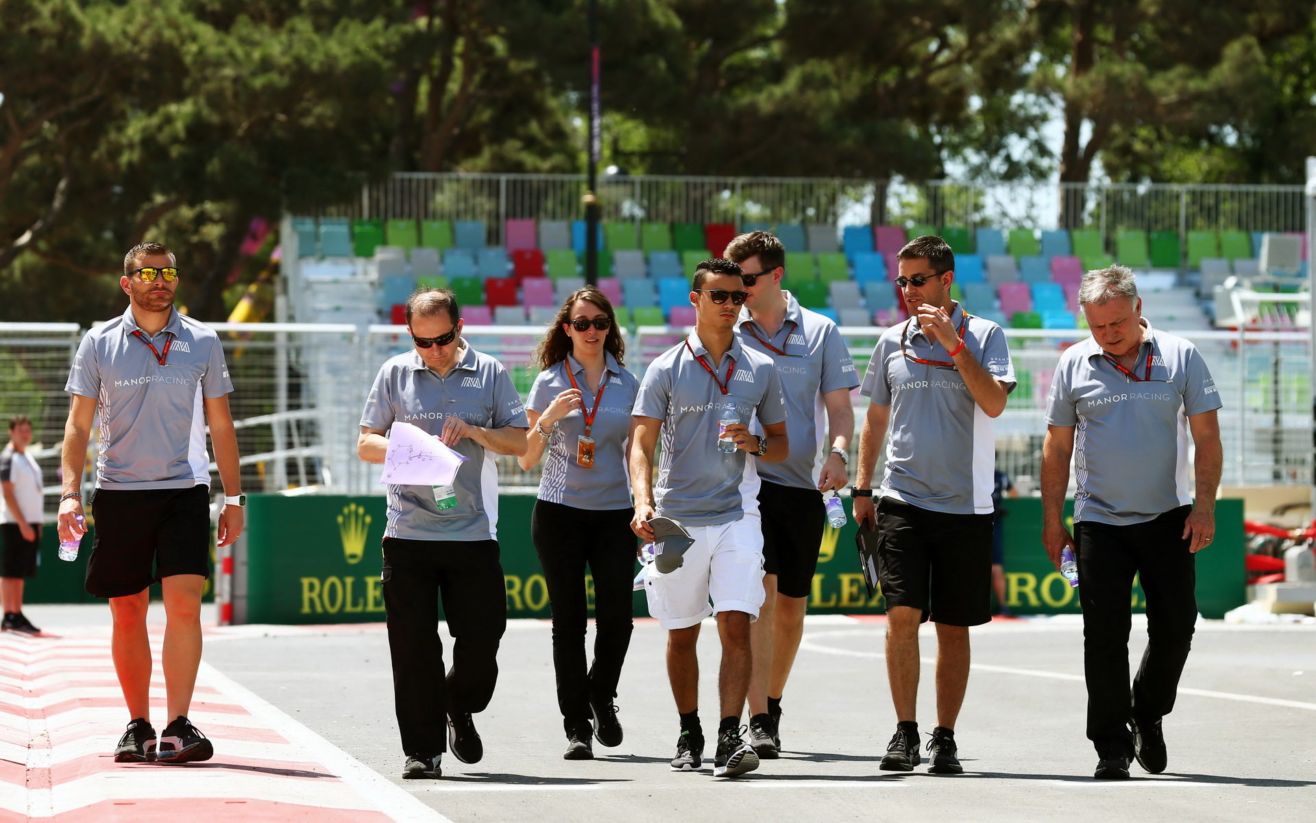 Pascal Wehrlein se seznamuje s tratí v Baku