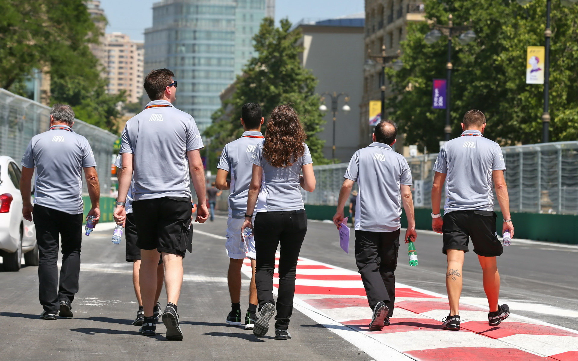 Pascal Wehrlein se seznamuje s tratí v Baku