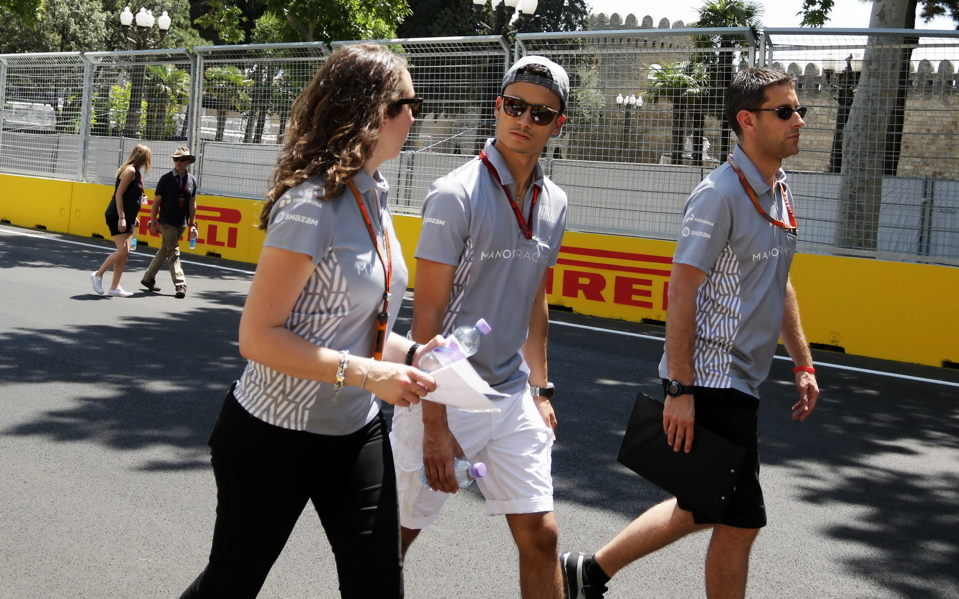 Pascal Wehrlein se seznamuje s tratí v Baku