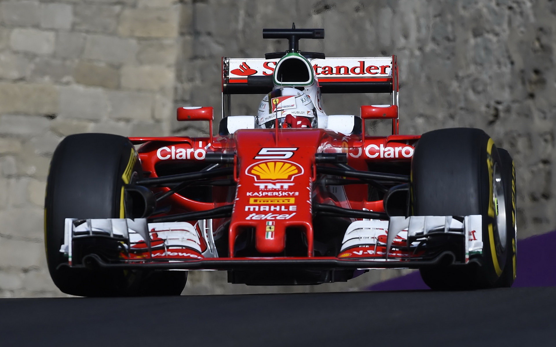 Sebastian Vettel v Baku