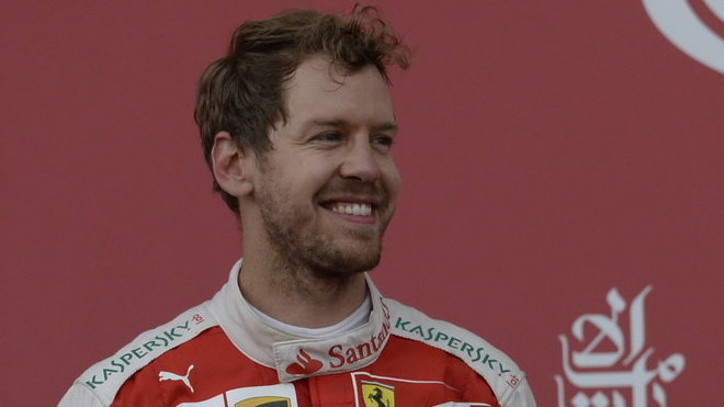 Sebastian Vettel po závodě v Baku