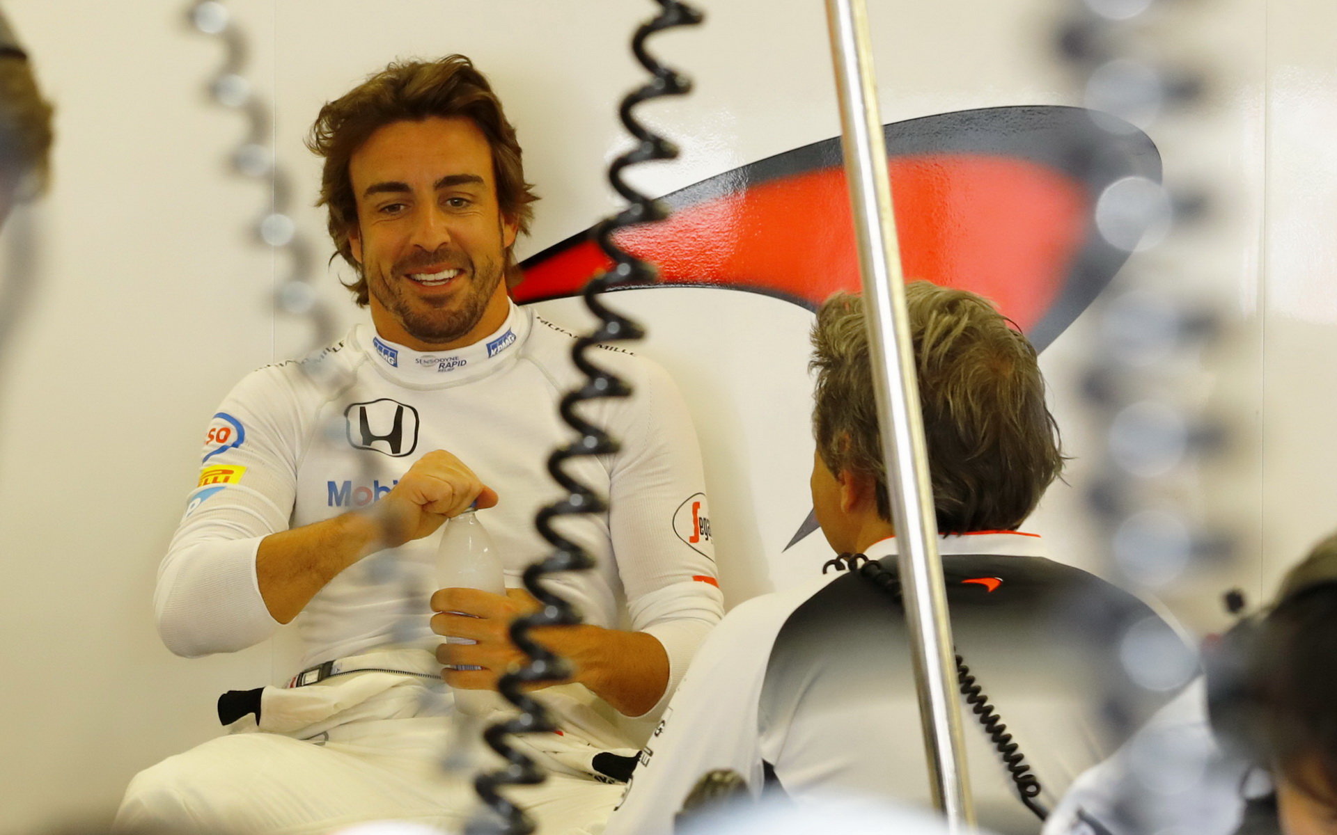 Fernando Alonso byl v Baku se spotřebou svého motoru podstatně spokojenější než o týden dříve v Kanadě