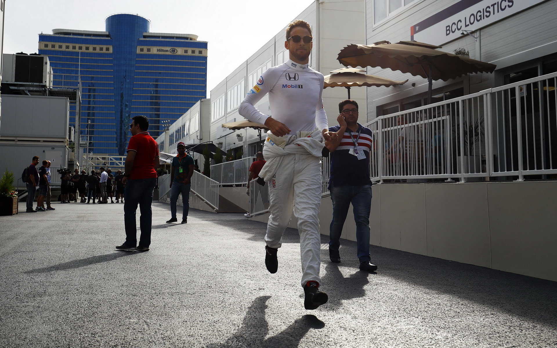 Jenson Button v Baku