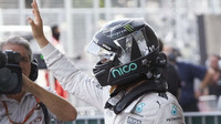 Nico Rosberg po kvalifikaci v Baku