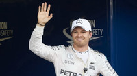 Nico Rosberg po kvalifikaci v Baku