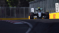 Nico Rosberg v kvalifikaci v Baku