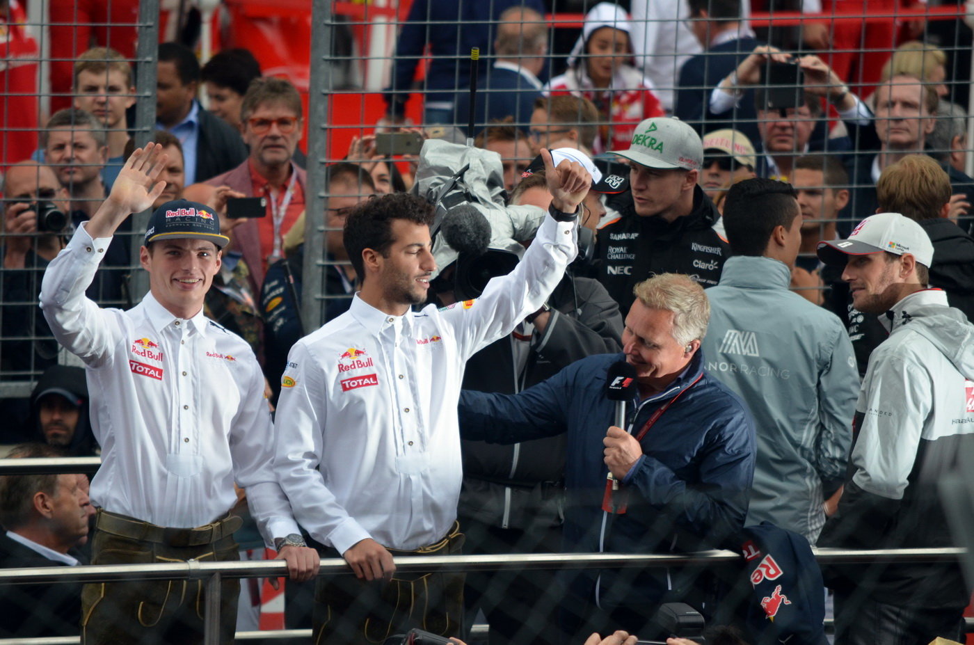 Max Verstappen a Daniel Ricciardo, GP Rakouska (Red Bull Ring)